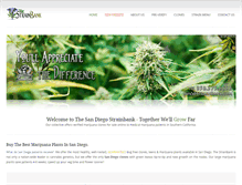 Tablet Screenshot of emarijuanaclones.com